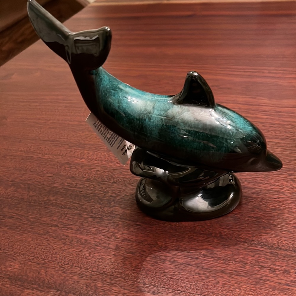 Blue Mountain Pottery Dolphin NWT - Picture 4 of 6